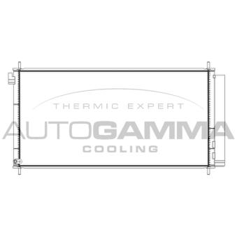 Condenseur, climatisation AUTOGAMMA [107871]