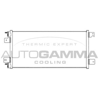 Condenseur, climatisation AUTOGAMMA 107878