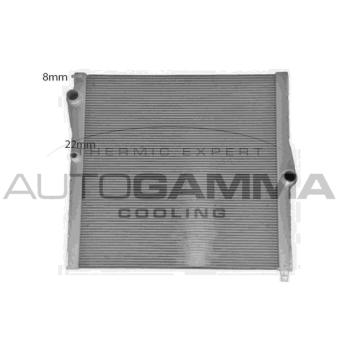 Radiateur, refroidissement du moteur AUTOGAMMA 107936