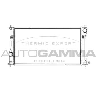 Radiateur, refroidissement du moteur AUTOGAMMA 107965