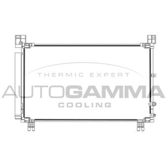 Condenseur, climatisation AUTOGAMMA 107977
