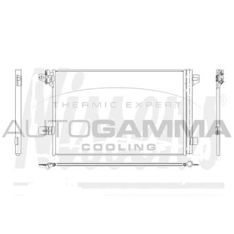 Condenseur, climatisation AUTOGAMMA 107996