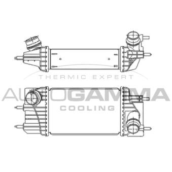 Intercooler, échangeur AUTOGAMMA OEM 144611KB2A Intercooler, échangeur AUTOGAMMA OEM 144611KB2A