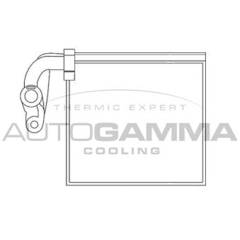 Évaporateur climatisation AUTOGAMMA OEM 1441067