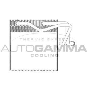 Évaporateur climatisation AUTOGAMMA 112025
