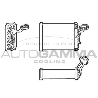 Évaporateur climatisation AUTOGAMMA 112066