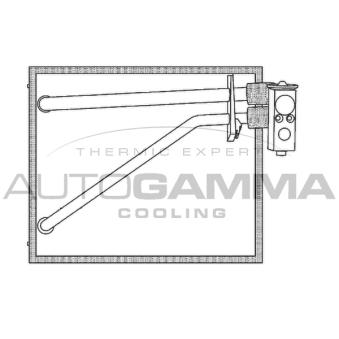 Évaporateur climatisation AUTOGAMMA 112109
