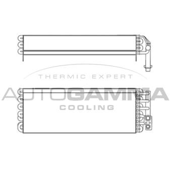 Évaporateur climatisation AUTOGAMMA OEM 0008305158