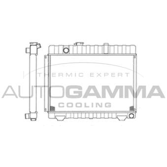 Radiateur, refroidissement du moteur AUTOGAMMA [403472]