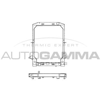 Radiateur, refroidissement du moteur AUTOGAMMA OEM 93160531