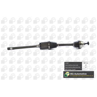 Arbre de transmission avant droit BGA OEM 31607618680