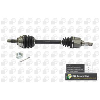 Arbre de transmission avant gauche BGA OEM 32727L