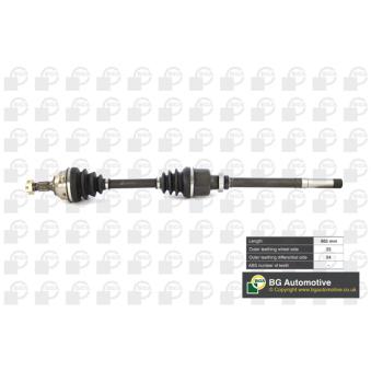 Arbre de transmission avant droit BGA DS1410R