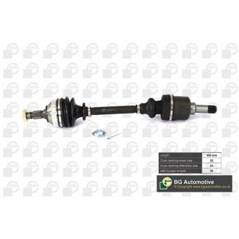 Arbre de transmission avant gauche BGA OEM 3272FP