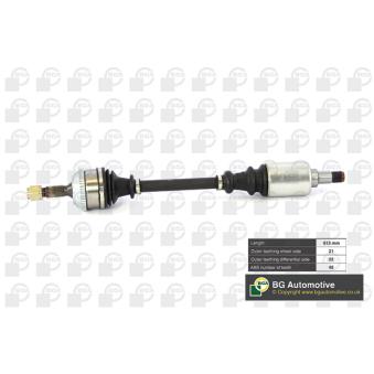 Arbre de transmission avant gauche BGA OEM 32728Q