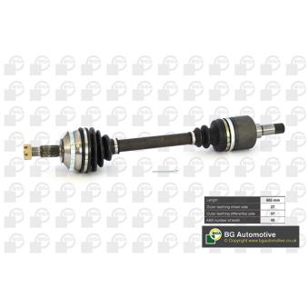 Arbre de transmission avant gauche BGA OEM 32721e
