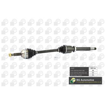 Arbre de transmission avant droit BGA OEM 1445100