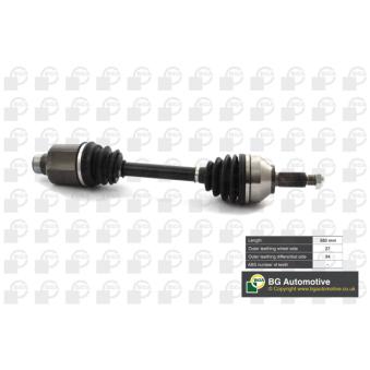 Arbre de transmission avant droit BGA OEM 1S713B436AC