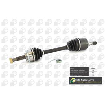 Arbre de transmission avant gauche BGA [DS6305LA]