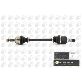 Arbre de transmission avant gauche BGA DS6310L