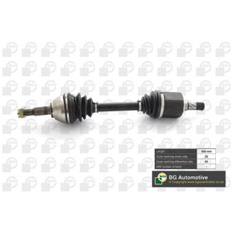 Arbre de transmission avant gauche BGA OEM 391019179R