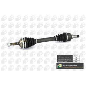 Arbre de transmission avant gauche BGA OEM 32723C