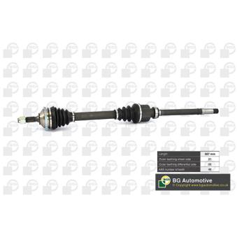 Arbre de transmission avant droit BGA OEM 32733L