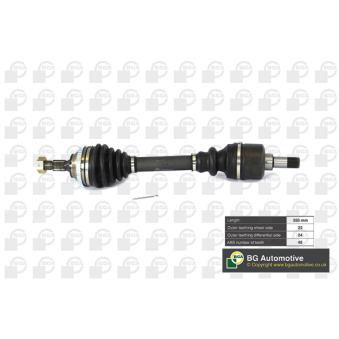Arbre de transmission avant gauche BGA OEM 3272YE