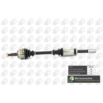 Arbre de transmission avant droit BGA OEM 8200095539