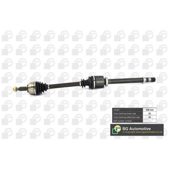Arbre de transmission avant droit BGA OEM 8200436366