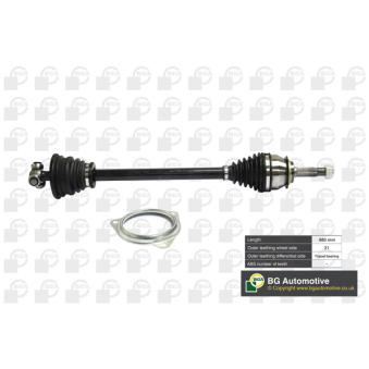 Arbre de transmission avant gauche BGA OEM 6001547028