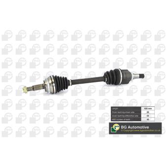 Arbre de transmission avant gauche BGA DS7610L