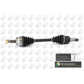 Arbre de transmission avant gauche BGA OEM 8200164147