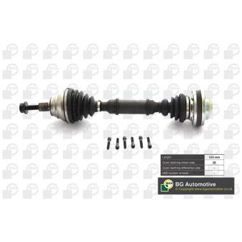 Arbre de transmission avant gauche BGA OEM 3Q0407761CX
