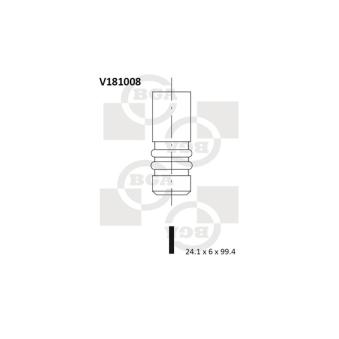 Soupape d'émission BGA V181008