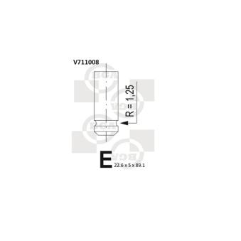 Soupape d'émission BGA [V711008]