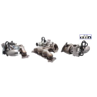 Turbocompresseur, suralimentation ELSTOCK OEM AG9N6K682AD Turbocompresseur, suralimentation ELSTOCK OEM AG9N6K682AD