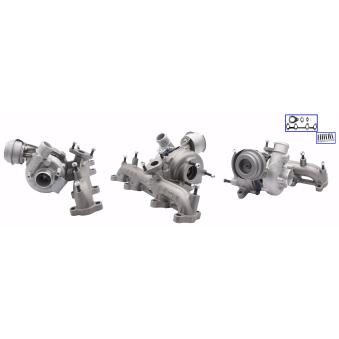 Turbocompresseur, suralimentation ELSTOCK OEM 038253019LV