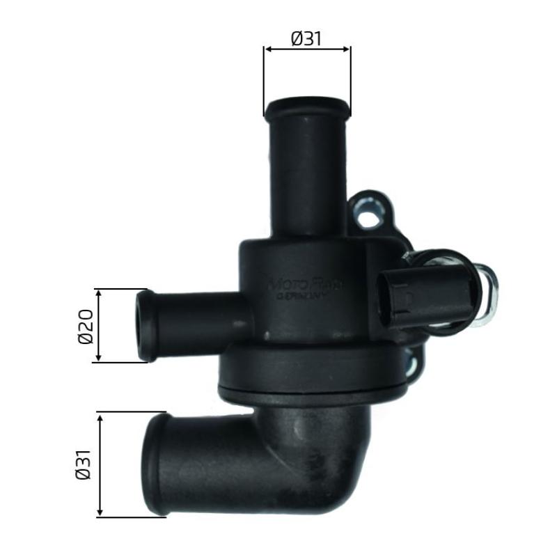 Thermostat d'eau MOTORAD 679-91K - Visuel 1