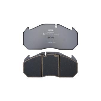 Jeu de 4 plaquettes de frein BERAL OEM 0024205520