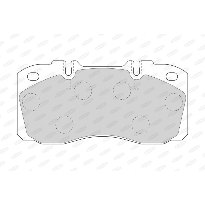 Jeu de 4 plaquettes de frein avant BERAL BCV29122T - Visuel 2