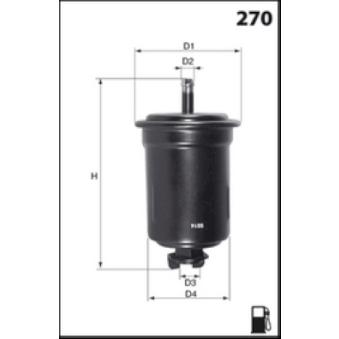 Filtre à carburant MISFAT [E504]