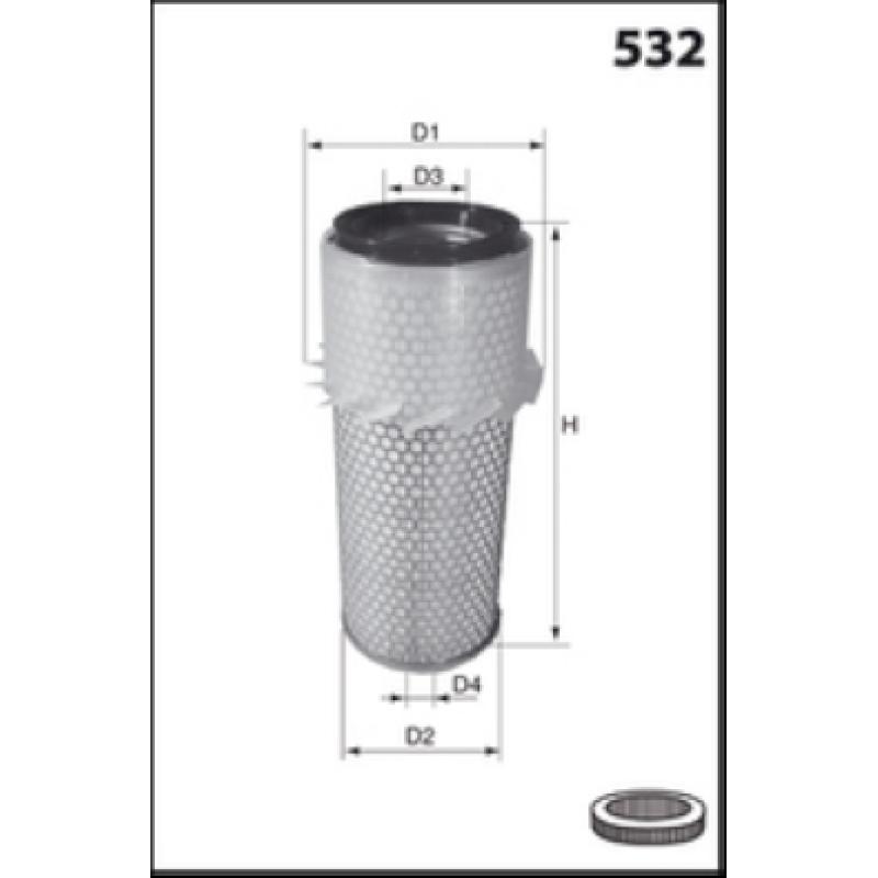 Filtre à air MISFAT R878 - Visuel 1