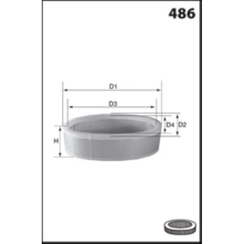 Filtre à air MISFAT R916 - Visuel 1