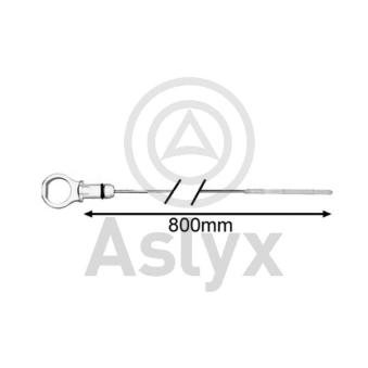 Jauge de niveau d'huile Aslyx [AS-521064]