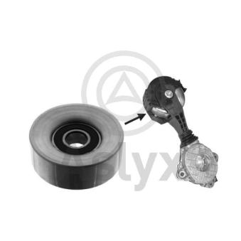 Poulie renvoi/transmission, courroie trapézoïdale à nervures Aslyx [AS-521087]