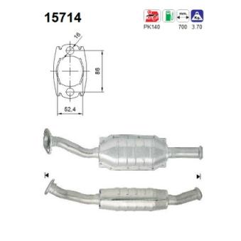 Catalyseur AS OEM 173188