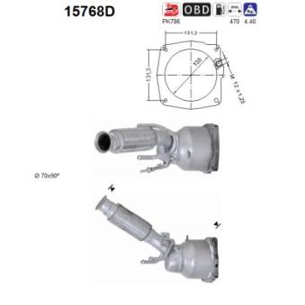 Catalyseur AS OEM 1731WE