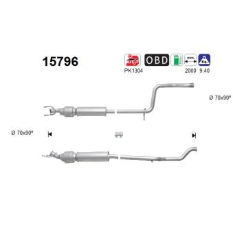 Catalyseur AS OEM 1731NA