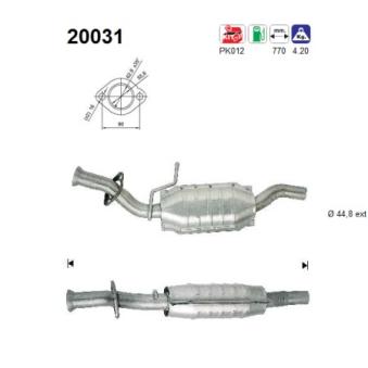 Catalyseur AS OEM 7260047